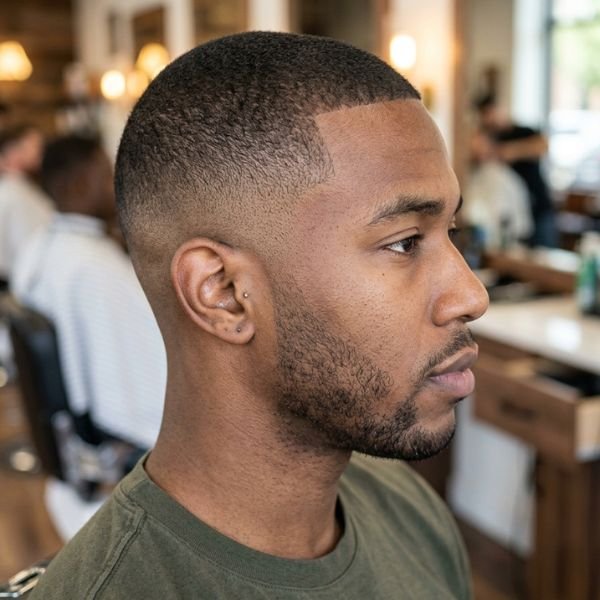 Buzz Cut with Low Taper