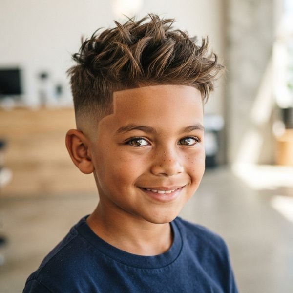 Messy Top Fade