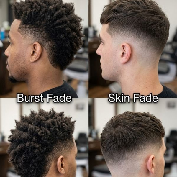 Burst fade vs skin fade