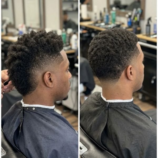 Drop fade vs burst fade
