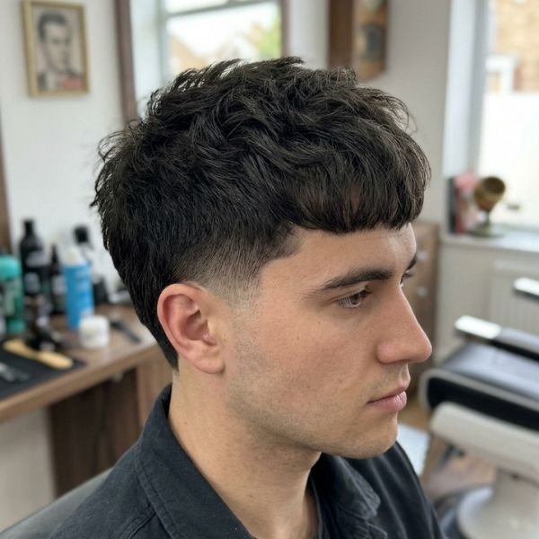 French Crop Low Taper Thick Hair