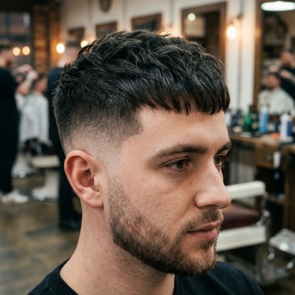 French Crop Low Taper with Line Up