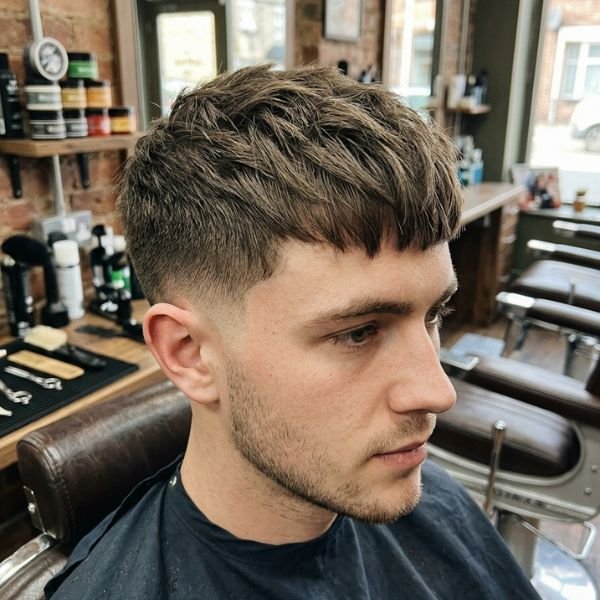 Modern French Crop Low Taper