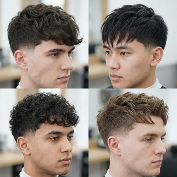 Popular Low Blowout Taper with Fringe Styles