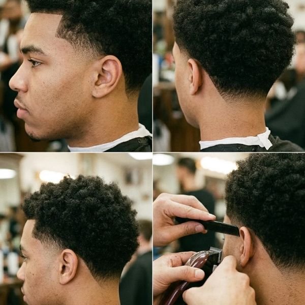 What a taper low burst fade is