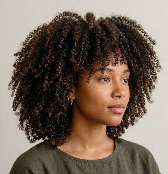 Coily Hair (Type 4B–4C)